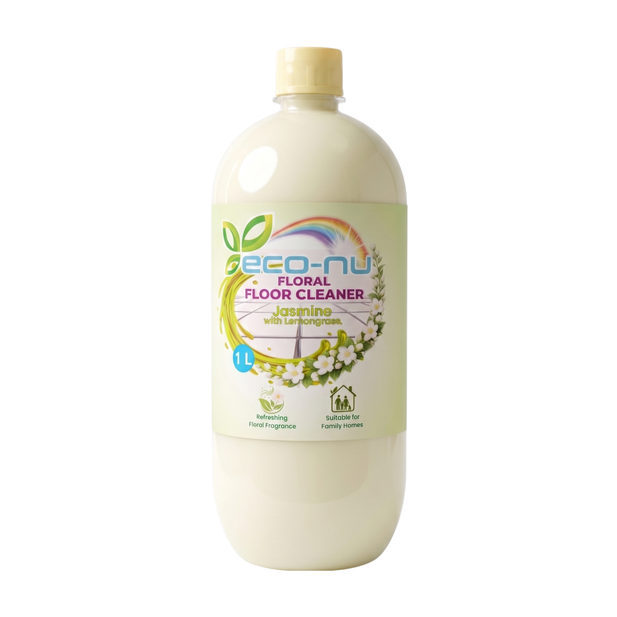 eco-nu Jasmine + Lemongrass Floral Floor Cleaner bottle